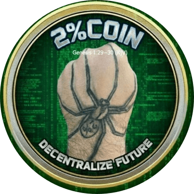 TWO Percent Sobriety Token  logo