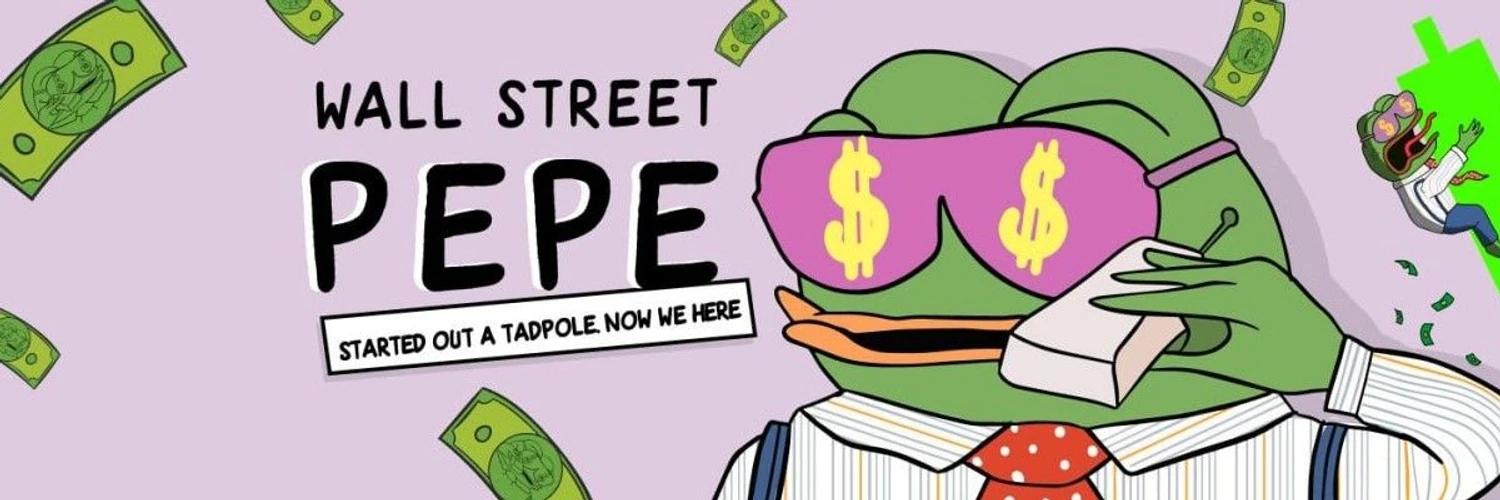 Wall Street Pepe banner