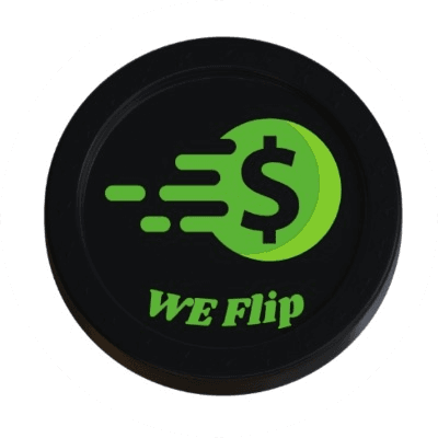 We flip logo