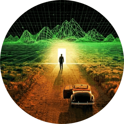 We live in a Simulation logo