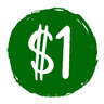 will go to $1