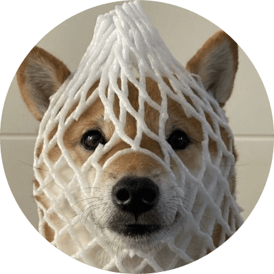 wrapped dog logo