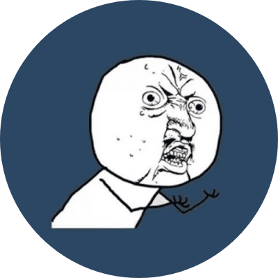 Y U NO? logo