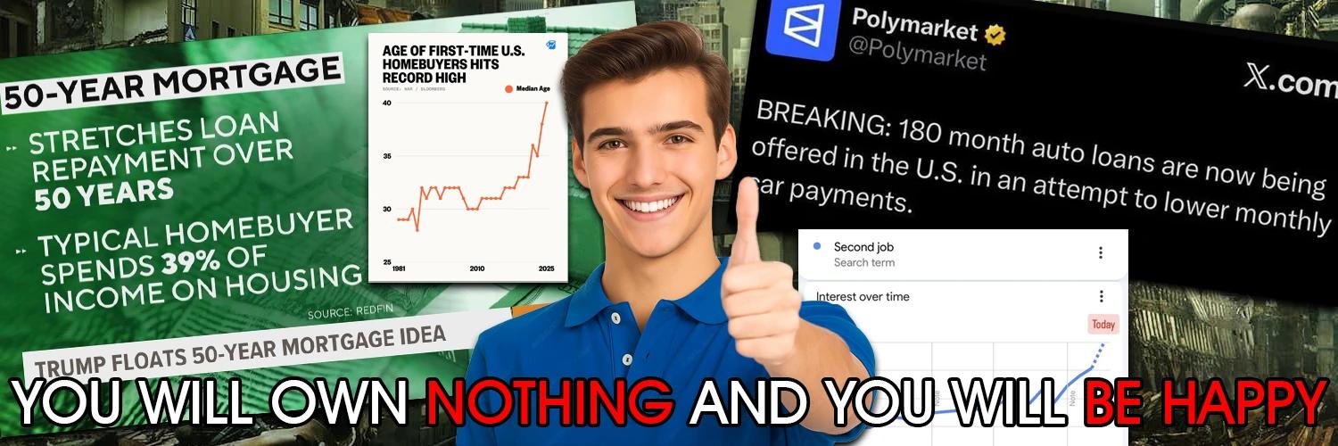 You’ll own nothing & be happy banner